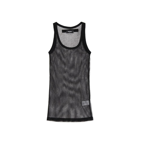 Dsquared² Black Cotton Tank Tops