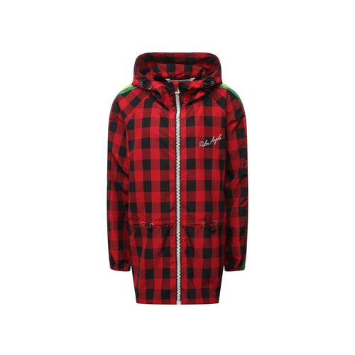 Palm Angels Red Polyamide Shell Jacket
