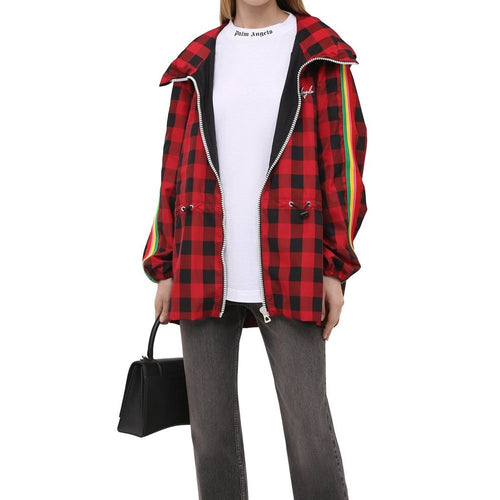 Palm Angels Red Polyamide Shell Jacket