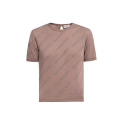 Balenciaga Brown Cotton Tank Tops