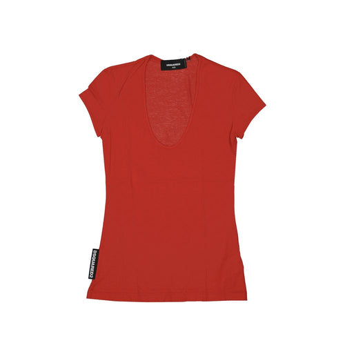 Dsquared² Red Cotton T-Shirt