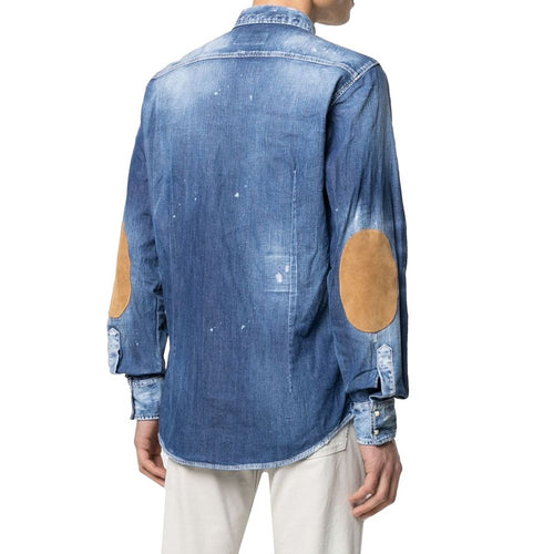 Dsquared² Blue Denim Shirt