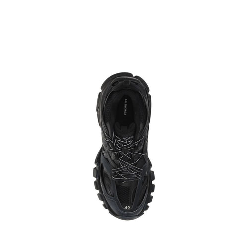 Balenciaga Black Polyethylene Athletic Sneakers