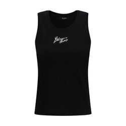 Balmain Black Cotton T-Shirt