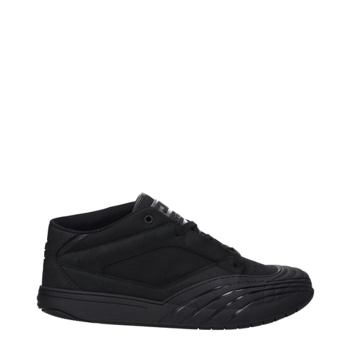 Givenchy Black Fabric Low Top Sneakers