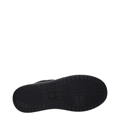 Givenchy Black Fabric Low Top Sneakers
