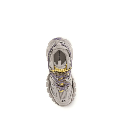 Balenciaga Gray Polyester Athletic Sneakers