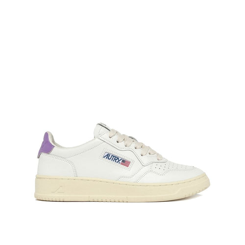 Autry White Leather Low Top Sneakers
