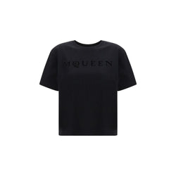 Alexander McQueen Black Cotton T-Shirt