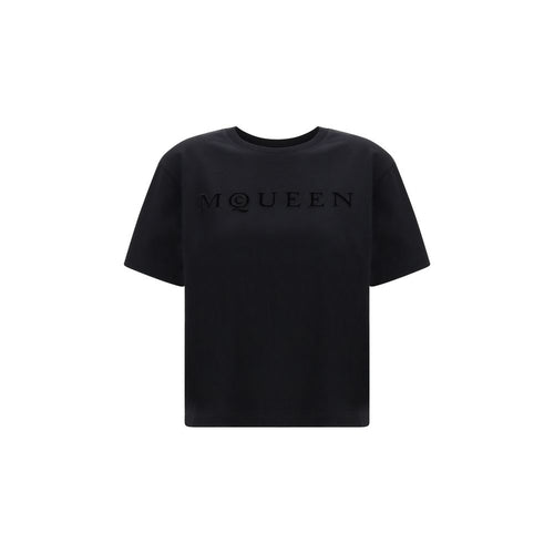 Alexander McQueen Black Cotton T-Shirt
