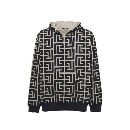Balmain Beige Cotton Sweatshirt