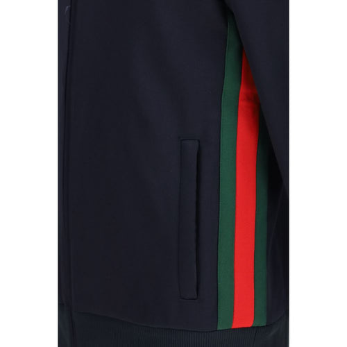 Gucci Blue Polyester Shell Jacket