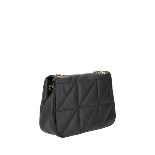 Saint Laurent Black Lamb Ovis Aries Aries Shoulder Bag