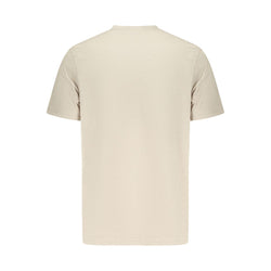 Hugo Boss Beige Cotton Men T-Shirt
