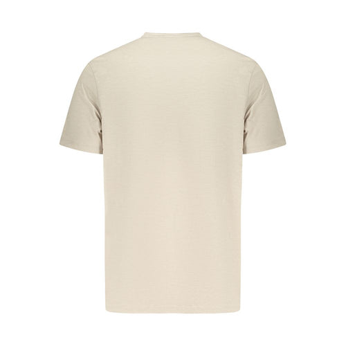 Hugo Boss Beige Cotton Men T-Shirt