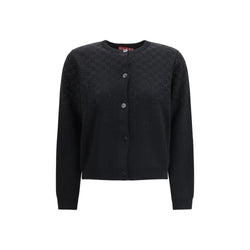 Gucci Black Wool Cardigan