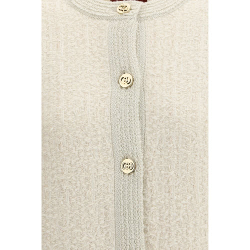 Gucci Beige Wool Cardigan