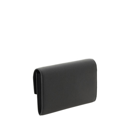 Saint Laurent Black Calf Leather Bos Taurus Wallet