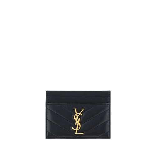 Saint Laurent Black Lamb Ovis Aries Aries Wallet