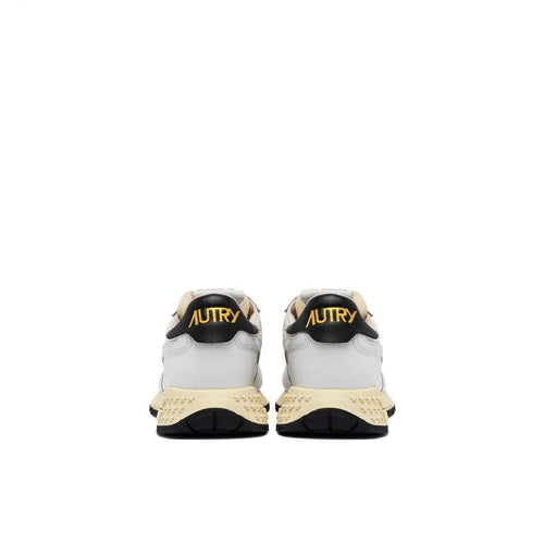 Autry White Leather Athletic Sneakers