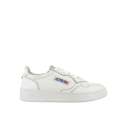 Autry White Leather Sneakers