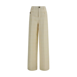 Gucci Beige Cotton Dress Pants
