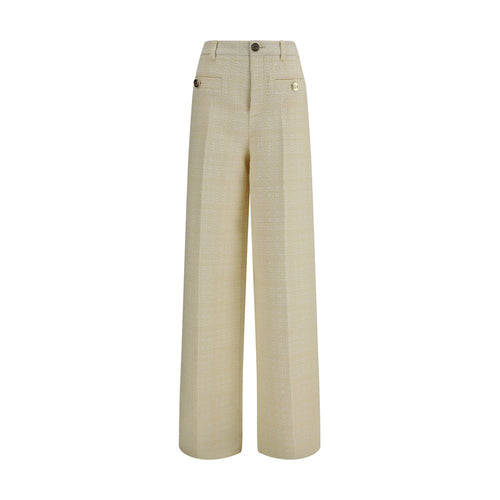 Gucci Beige Cotton Dress Pants