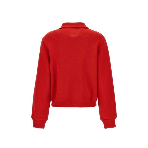 Autry Red Nylon Cardigan
