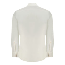 Hugo Boss White Cotton Men Shirt