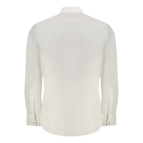 Hugo Boss White Cotton Men Shirt