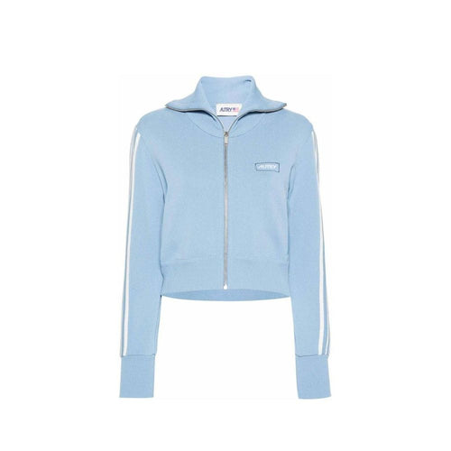 Autry Blue Nylon Cardigan