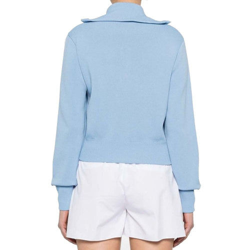 Autry Blue Nylon Cardigan