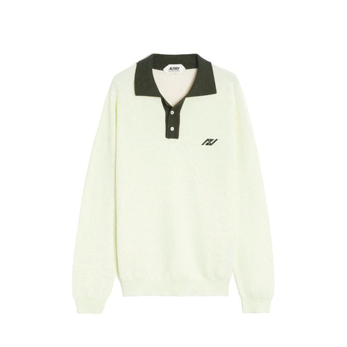 Autry Bicolor Cotton Polo Shirt