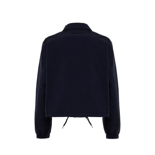 Autry Blue Polyester Full-Length Jacket