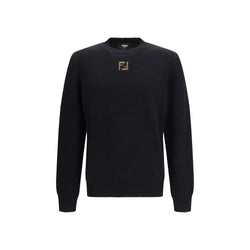 Fendi Black Wool Oves Aries Sweatshirt