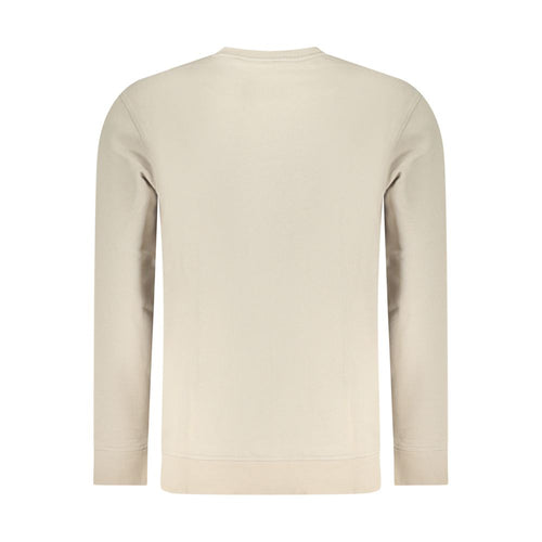 Hugo Boss Beige Cotton Men Sweatshirt