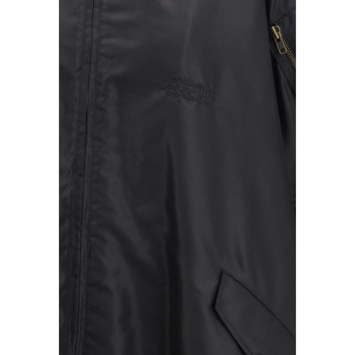 MM6 Black Polyamide Cloacks