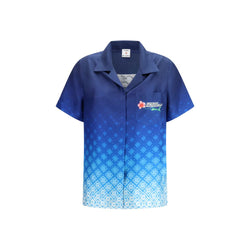 Casablanca Blue Silk Shirt