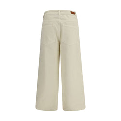 Moncler Beige Cotton Casual Pants