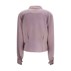 Maison Margiela Purple Silk Shirt
