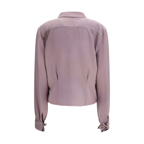 Maison Margiela Purple Silk Shirt