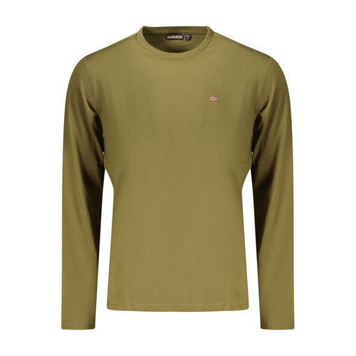Napapijri Verde Cotton Male T-Shirt