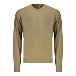 Napapijri Verde Cotton Men's Long-Sleeve Shirt