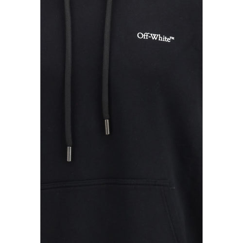 Off-White Black Cotton Sweatshirt