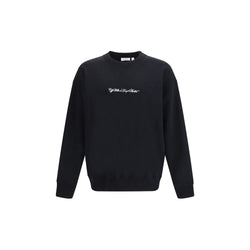 Off-White Black Cotton Sweatshirt