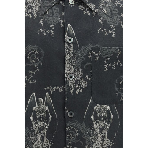 Our Legacy Gray Cotton Pattern Shirt