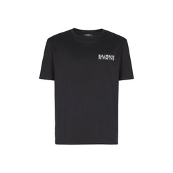 Balmain Black Cotton T-Shirt