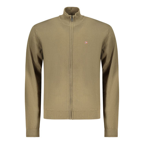Napapijri Verde Cotton Men Cardigan