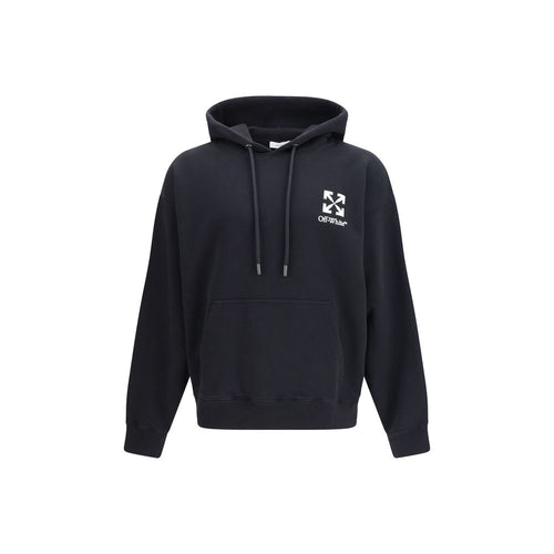 Off-White Black Cotton Sweatshirt