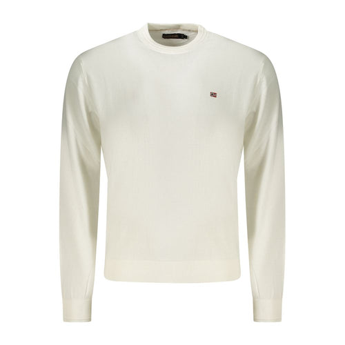 Napapijri White Cotton Men Shirt